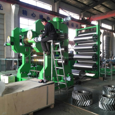Factory Four Roll / Cloth Roll Rubber Calender Machine Length 1200mm Calender
